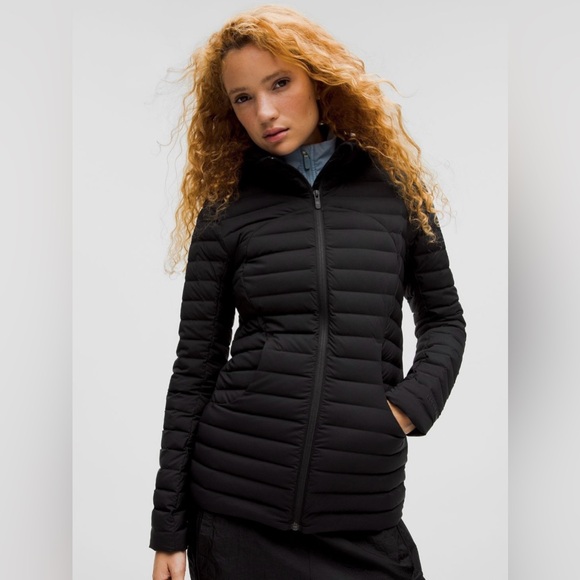 lululemon athletica Jackets & Blazers - Lululemon Pack It Down Jacket Size 8 Black Removable Hood
